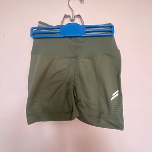 Do You Even- Scrunch Butt Shorts, Sage Green (small)